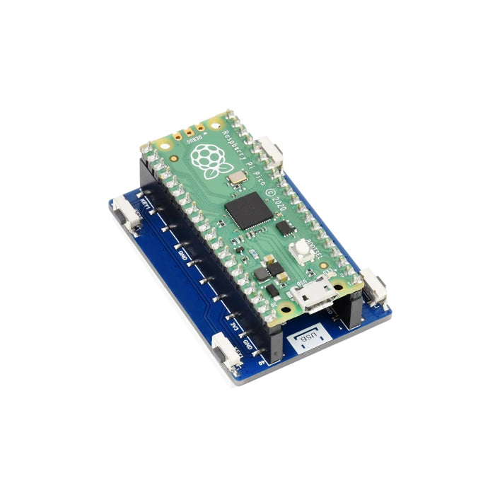 Waveshare Pico-LCD-2 installed with Raspberry Pi Pico product image